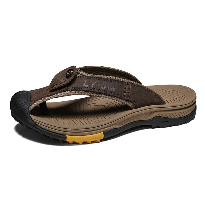 Sandales en cuir pour hommes - Kane, pour des journées d'été élégantes et confortables.