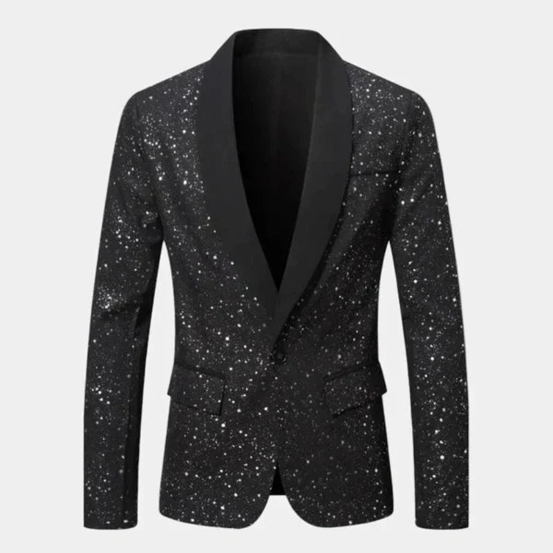 Veste de smoking pour homme en laine, de soirée, automnale et pailletée