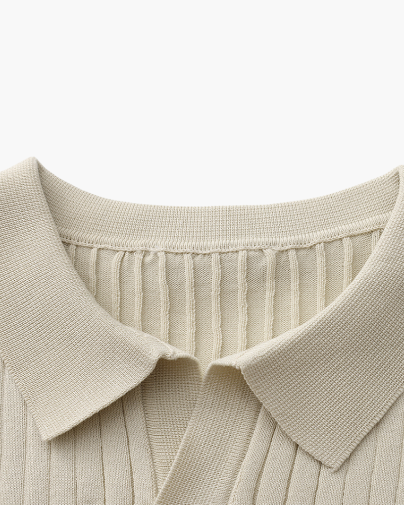 Christian | Polo-Shirt à Manches Courtes en Coton Piqué pour un Look Élégant et Classique