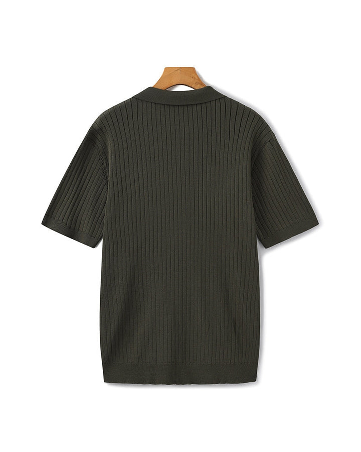 Christian | Polo-Shirt à Manches Courtes en Coton Piqué pour un Look Élégant et Classique
