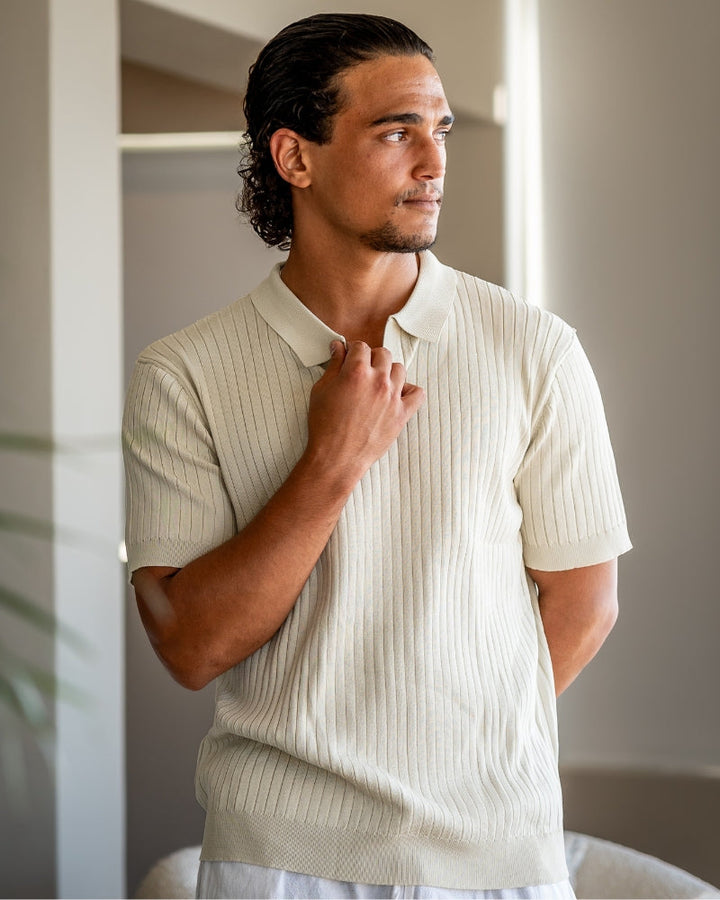 Christian | Polo-Shirt à Manches Courtes en Coton Piqué pour un Look Élégant et Classique