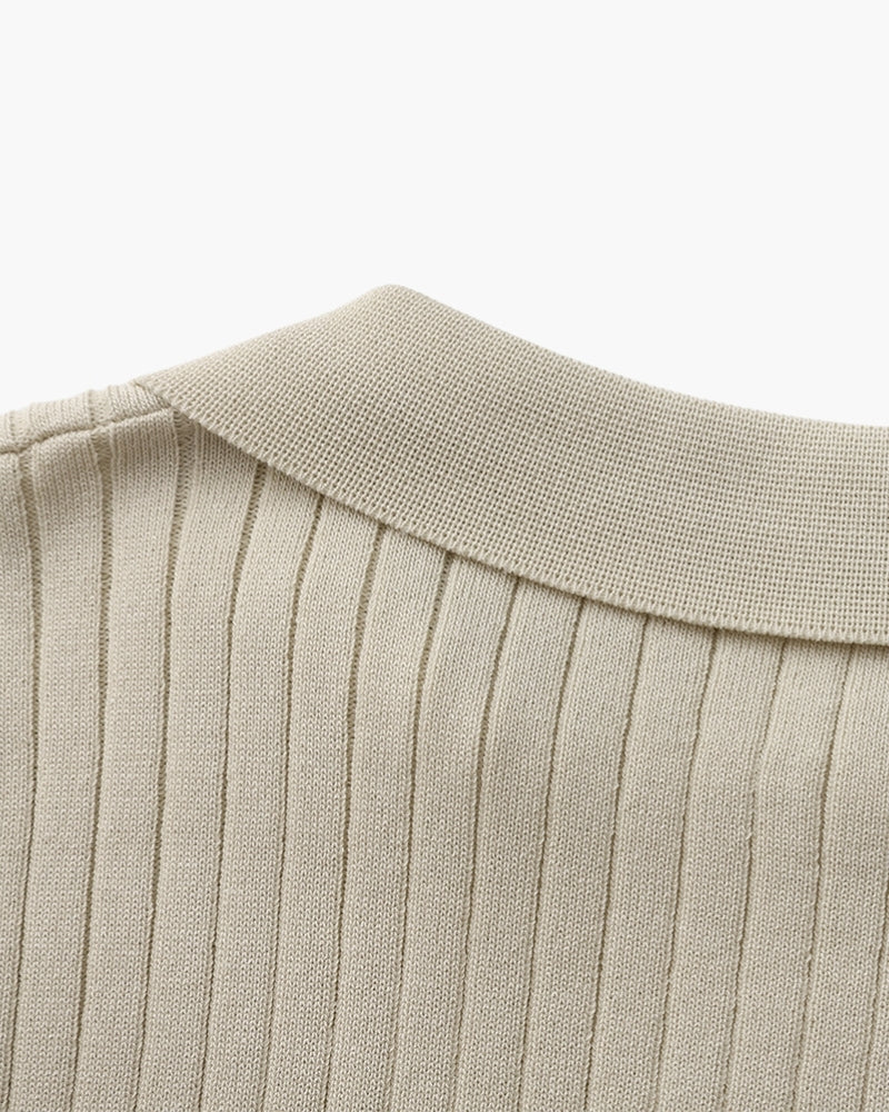 Christian | Polo-Shirt à Manches Courtes en Coton Piqué pour un Look Élégant et Classique