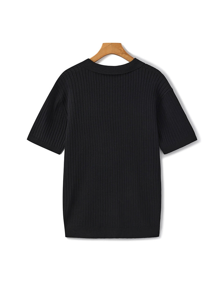 Christian | Polo-Shirt à Manches Courtes en Coton Piqué pour un Look Élégant et Classique