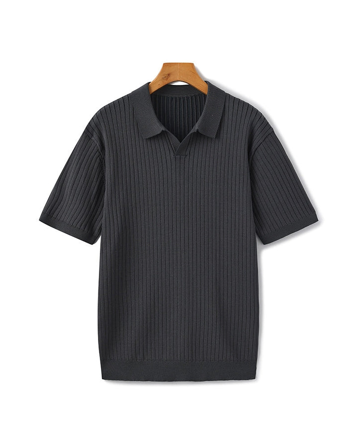 Christian | Polo-Shirt à Manches Courtes en Coton Piqué pour un Look Élégant et Classique