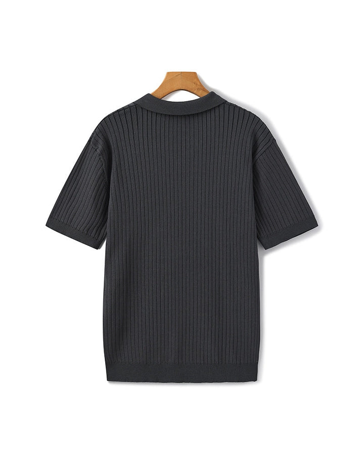Christian | Polo-Shirt à Manches Courtes en Coton Piqué pour un Look Élégant et Classique