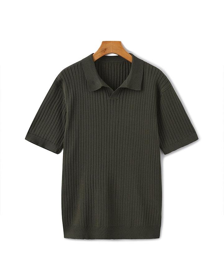 Christian | Polo-Shirt à Manches Courtes en Coton Piqué pour un Look Élégant et Classique