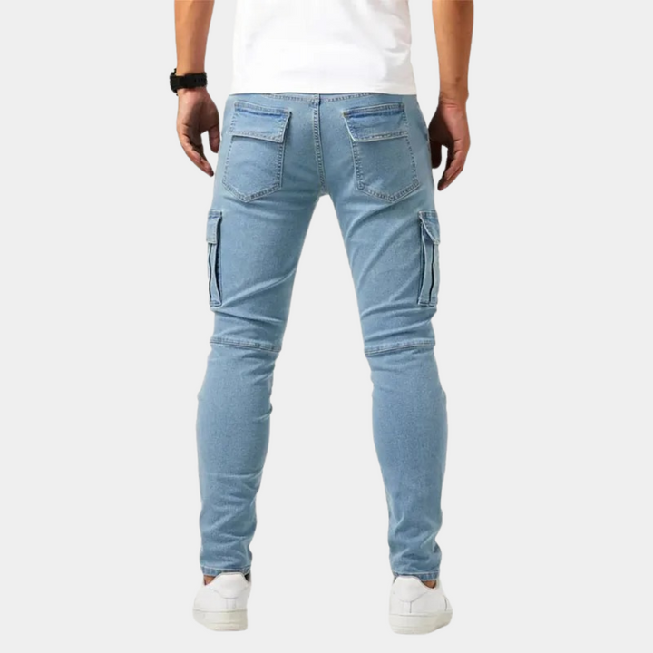 Jaxon - Pantalon cargo pour hommes en stretch confortable pour un look stylé