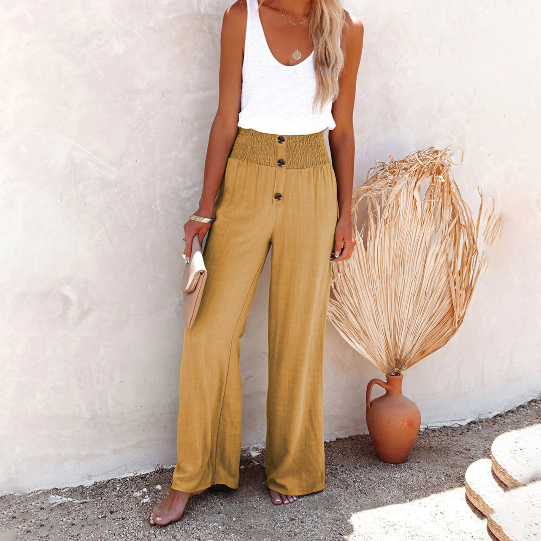 HILLA - Trendy comfortable high-waisted loose pants