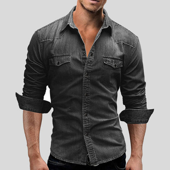 Lars - Chemise décontractée élégante à manches longues pour toutes les occasions