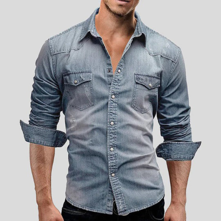 Lars - Chemise décontractée élégante à manches longues pour toutes les occasions