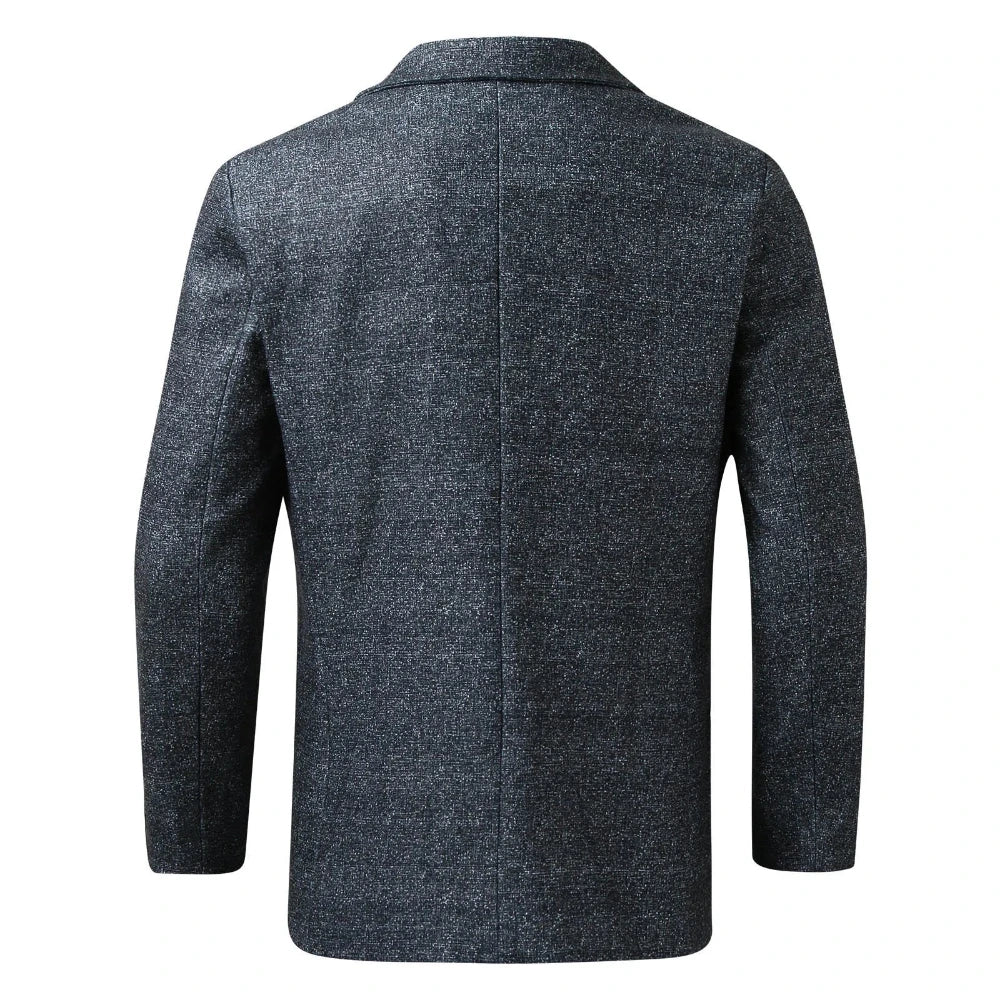Veste de costume légère pour homme en laine à carreaux, idéale pour l’automne