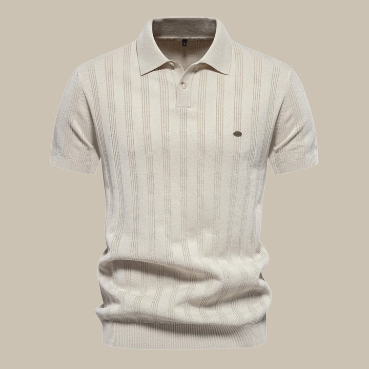 Polo élégant en maille de luxe - L'allure d'un style intemporel et d'un confort incomparable