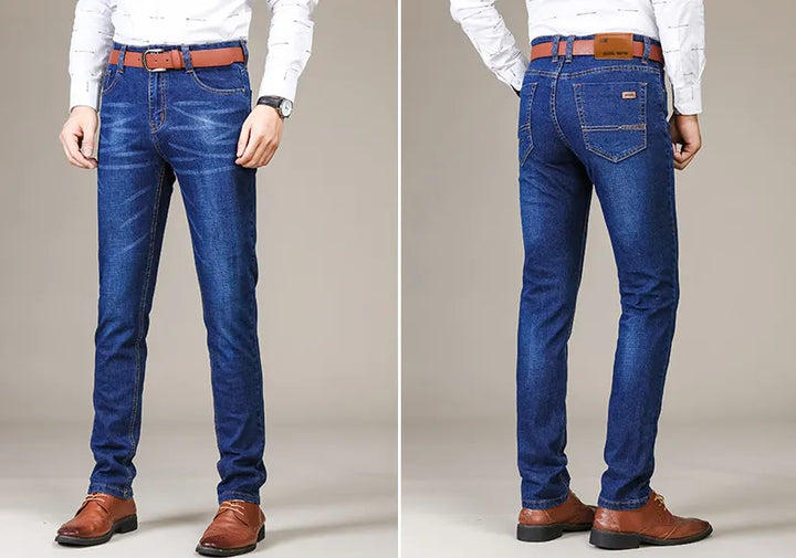 Jeans Slim Fit Stretch pour Hommes - Un Jean Confortable et Élégant