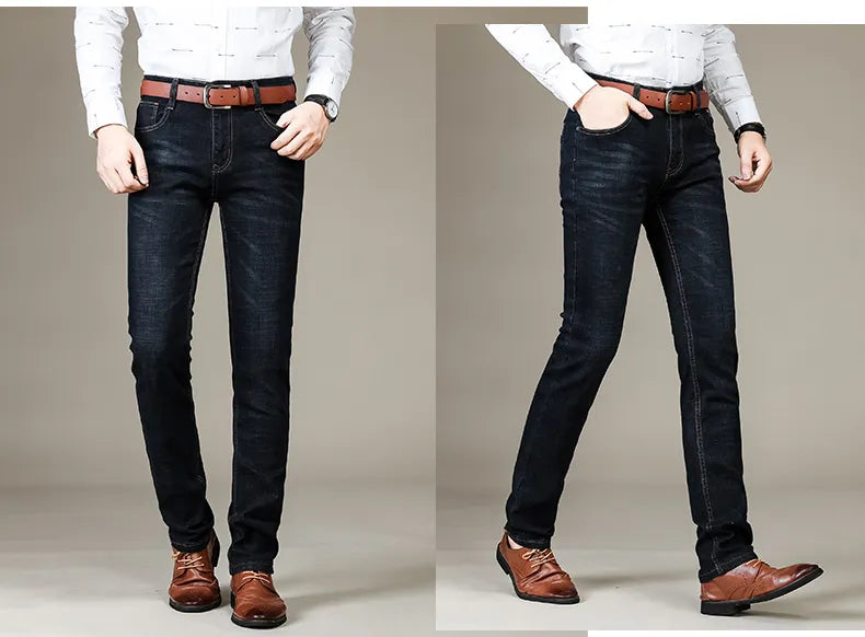 Jeans Slim Fit Stretch pour Hommes - Un Jean Confortable et Élégant