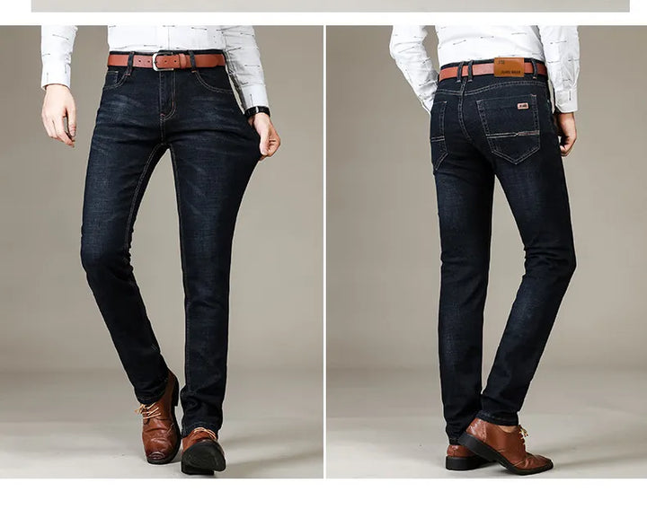 Jeans Slim Fit Stretch pour Hommes - Un Jean Confortable et Élégant