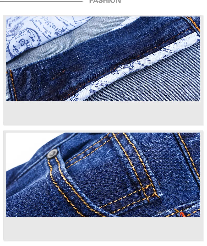 Jeans Slim Fit Stretch pour Hommes - Un Jean Confortable et Élégant