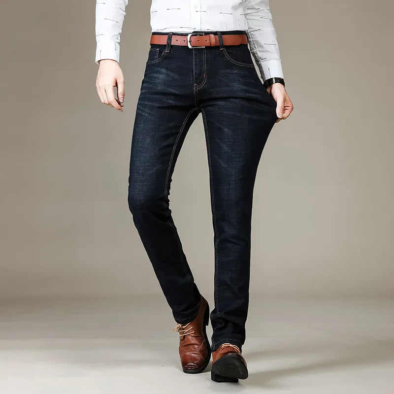 Jeans Slim Fit Stretch pour Hommes - Un Jean Confortable et Élégant