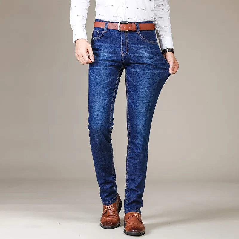 Jeans Slim Fit Stretch pour Hommes - Un Jean Confortable et Élégant