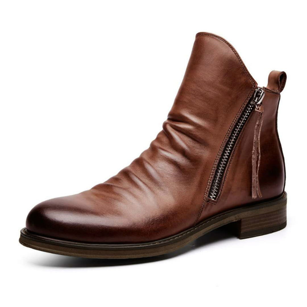 Bottes Chelsea en cuir classique et élégantes Jelle™ pour un style intemporel