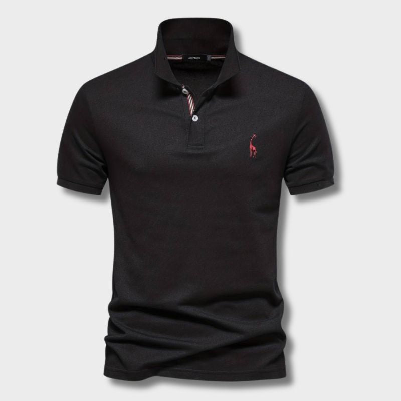 Noah | Polo classique à coupe slim avec un accent de col sportif élégant
