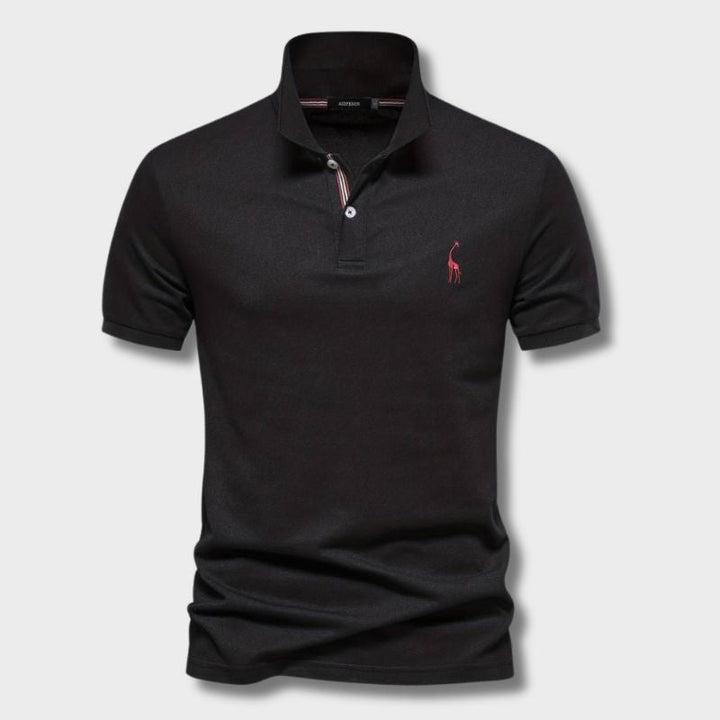 Mateo | Elegant Slim Classic Polo Shirt with Refined Collar Accent