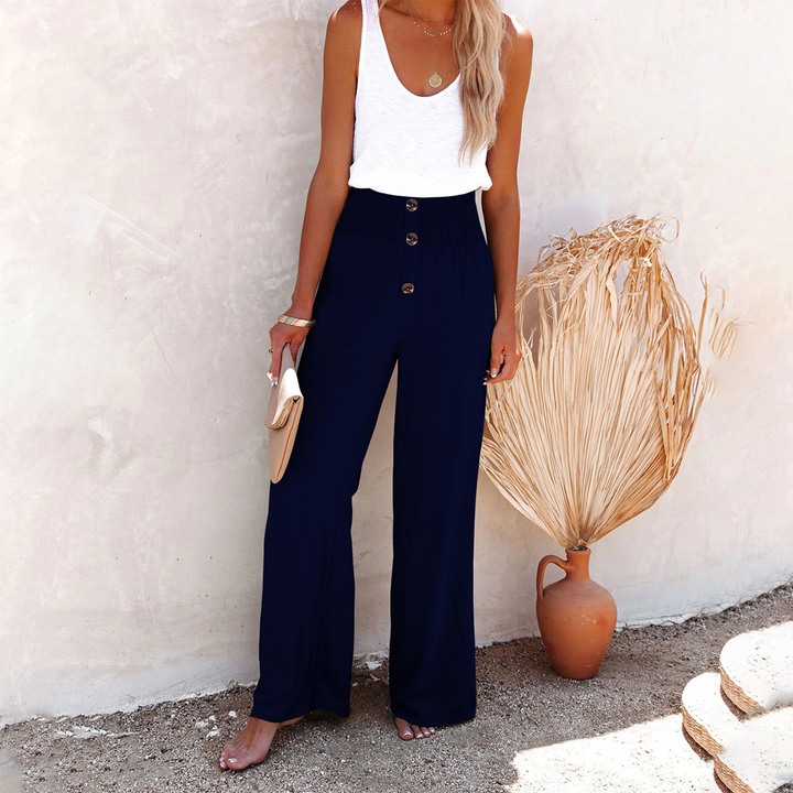 HILLA - Trendy comfortable high-waisted loose pants