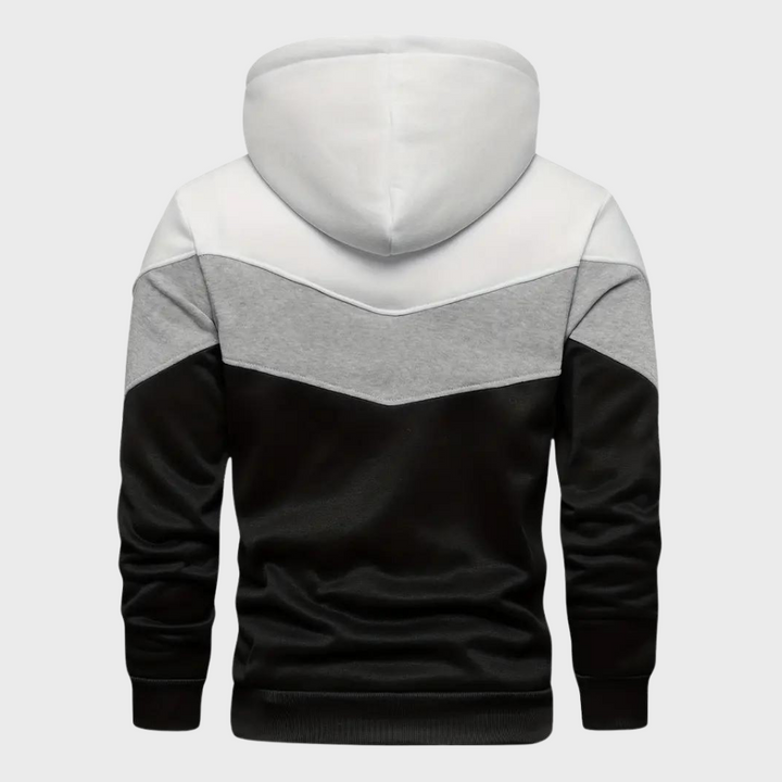 Elegant men's hoodie with adjustable hood - Niels Collection