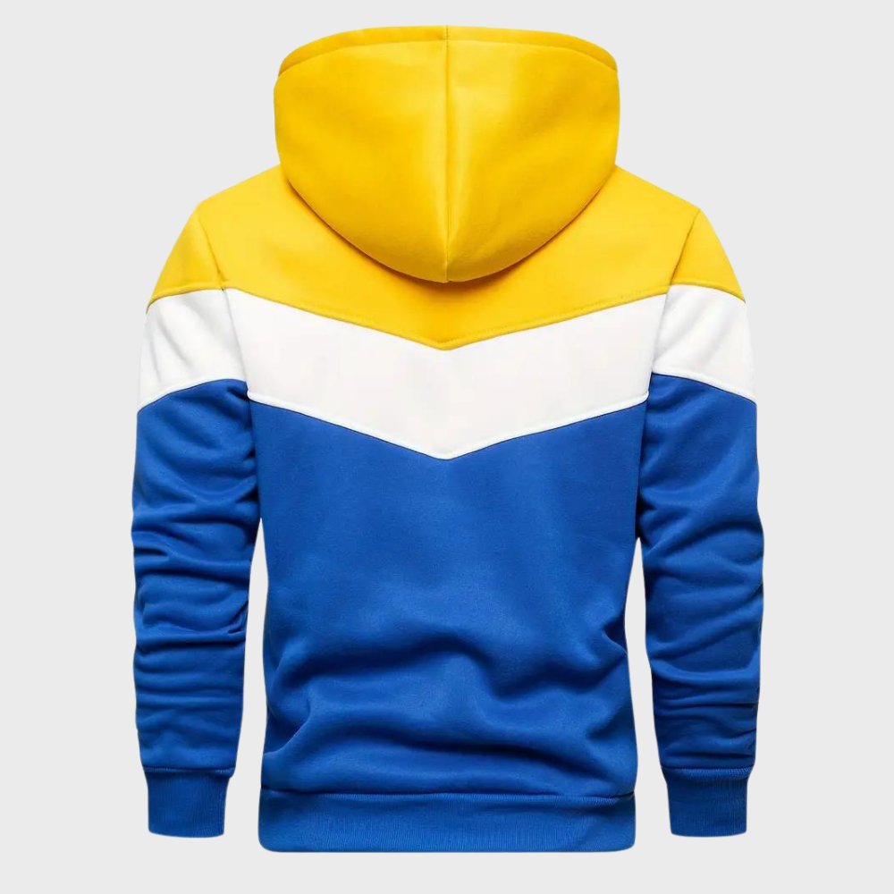Elegant men's hoodie with adjustable hood - Niels Collection