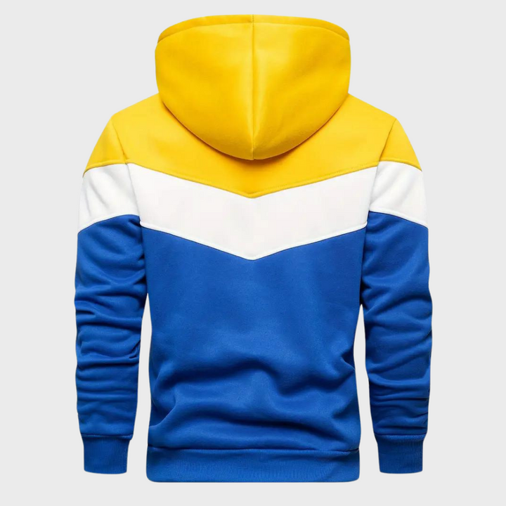 Elegant men's hoodie with adjustable hood - Niels Collection