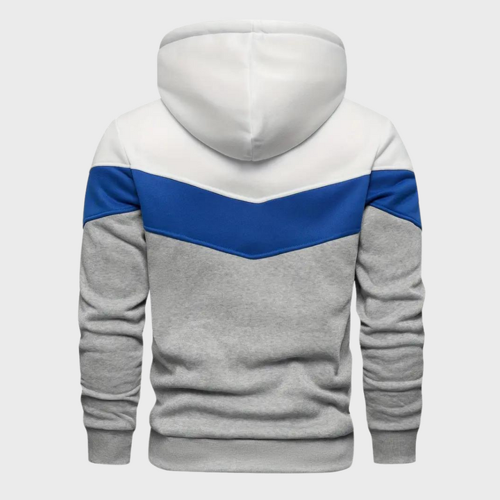 Elegant men's hoodie with adjustable hood - Niels Collection