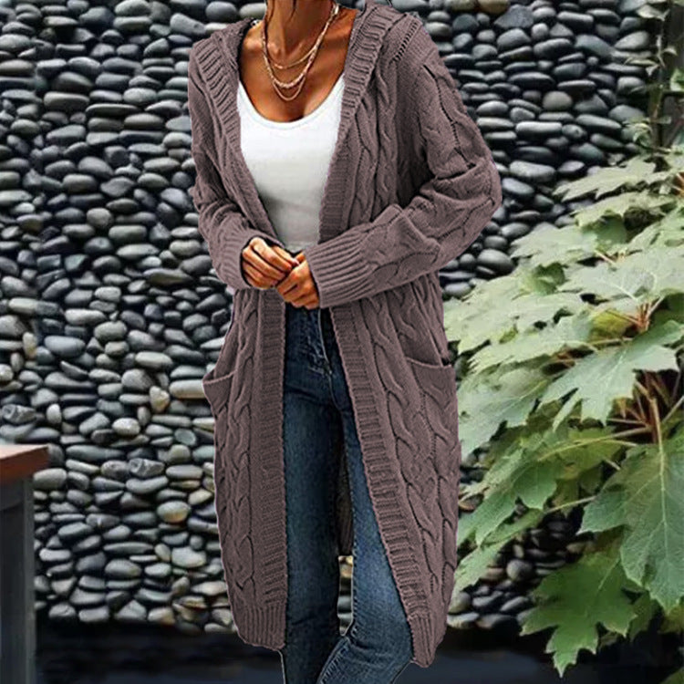 Women's knitted sweater-style vest for layering in fall and winter