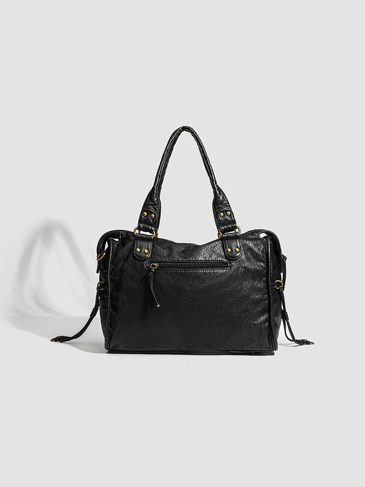 Sac cabas femme pour ordinateur portable grand format avec bandoulière pour l’automne