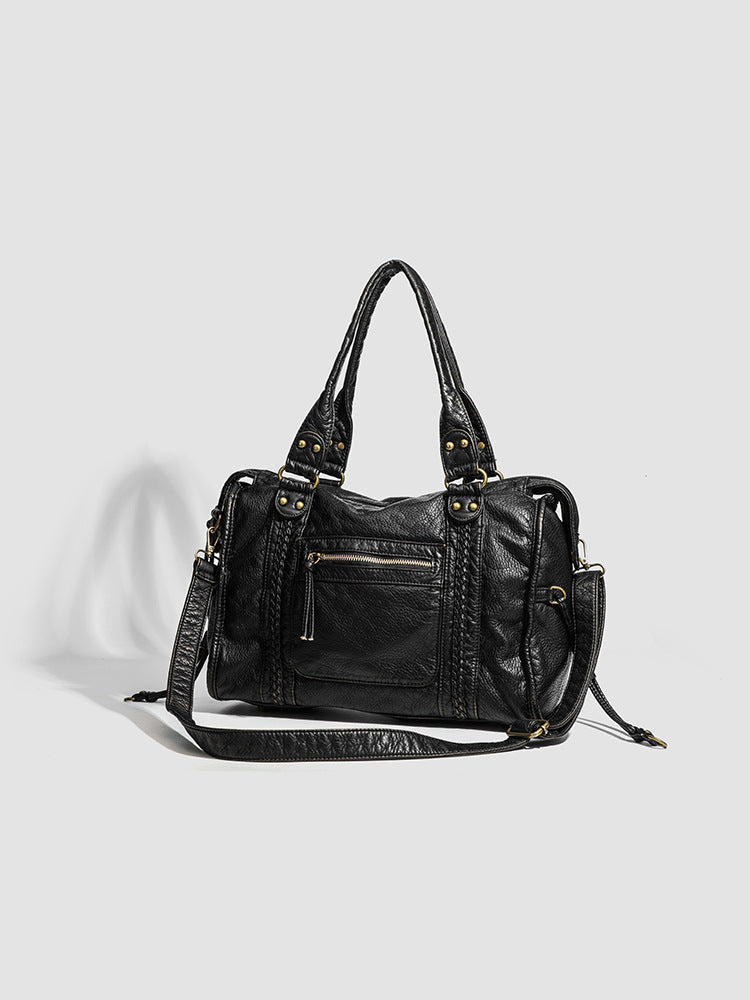 Sac cabas femme pour ordinateur portable grand format avec bandoulière pour l’automne