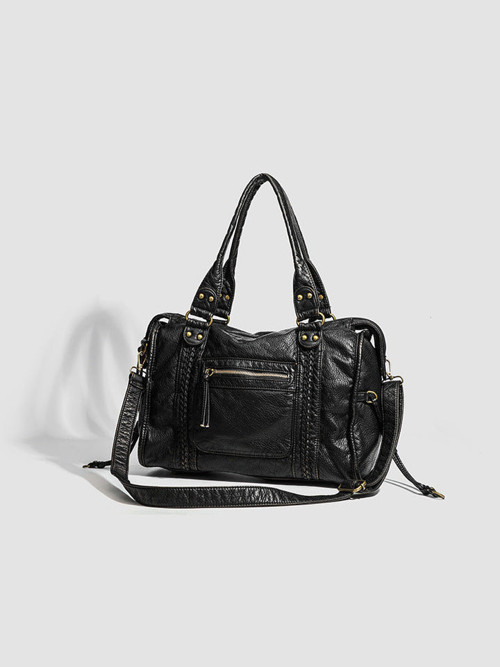 Sac cabas femme pour ordinateur portable grand format avec bandoulière pour l’automne