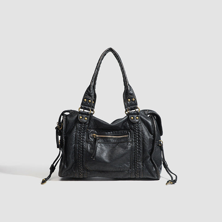 Sac cabas femme pour ordinateur portable grand format avec bandoulière pour l’automne