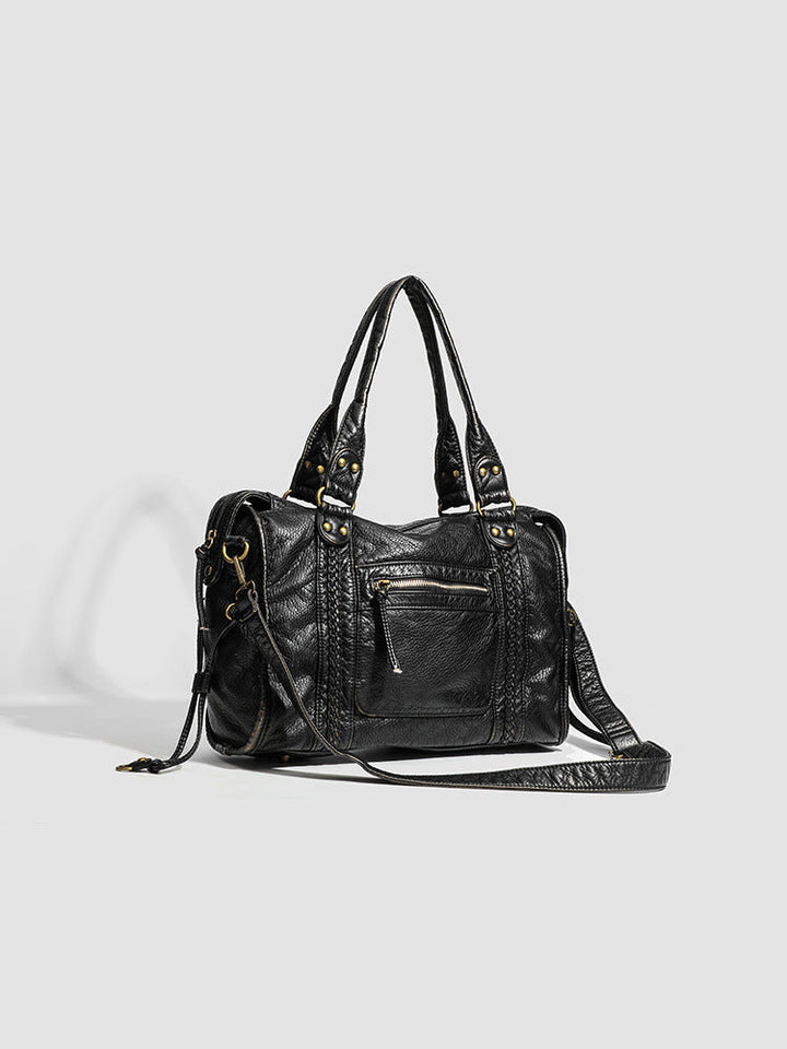 Sac cabas femme pour ordinateur portable grand format avec bandoulière pour l’automne