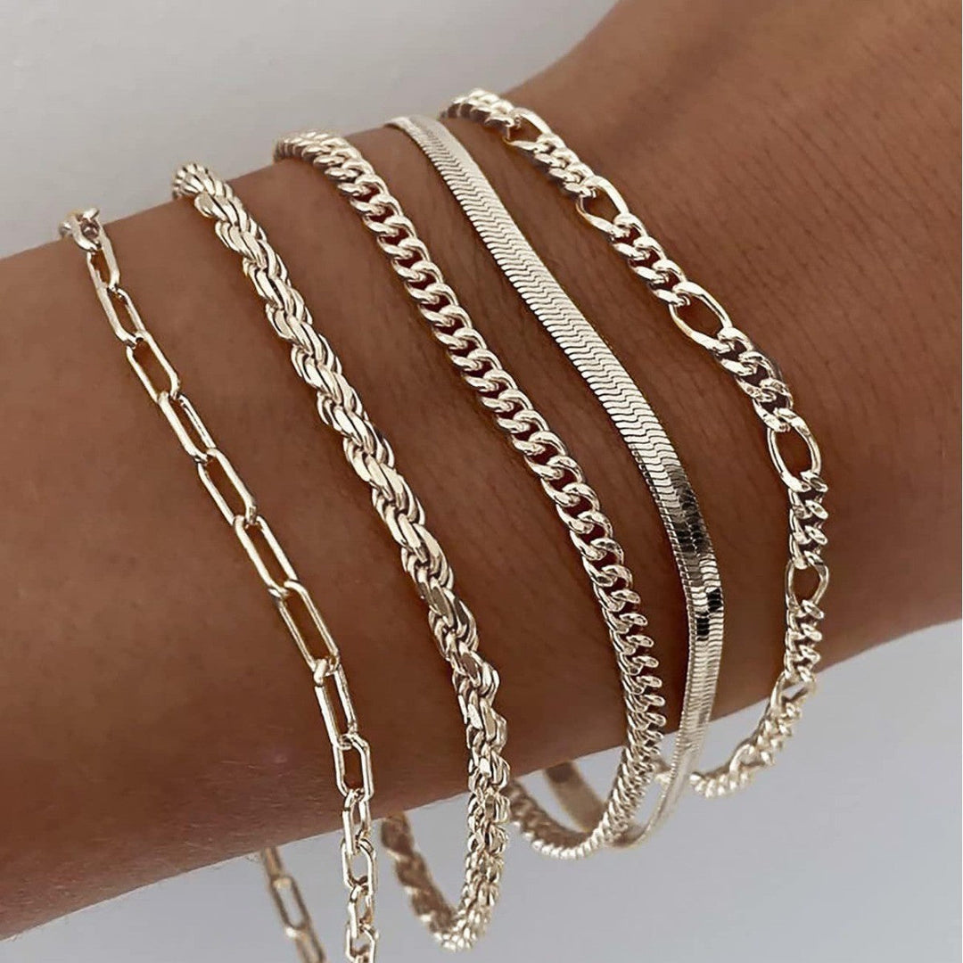 Ensemble de bracelets pour femmes en acier chirurgical – collection automnale