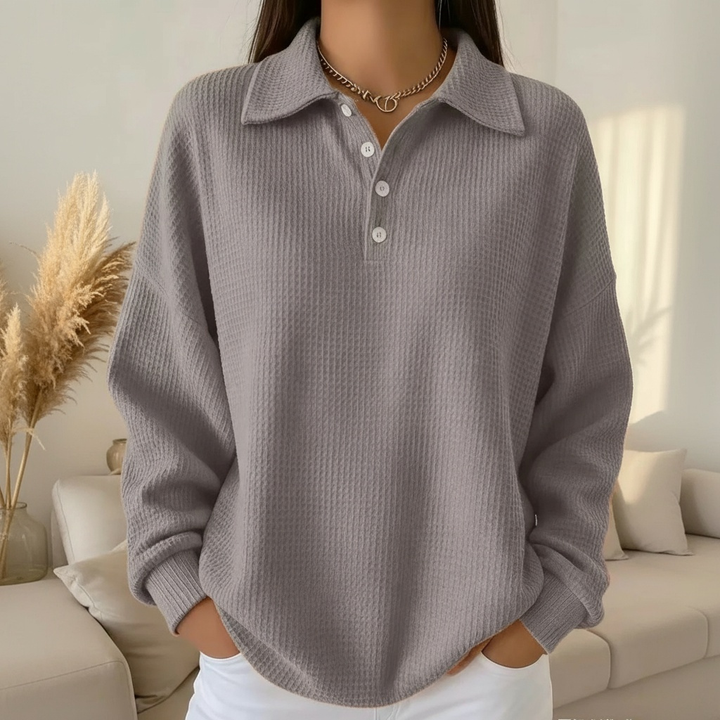 Women’s soft-knit polo shirt