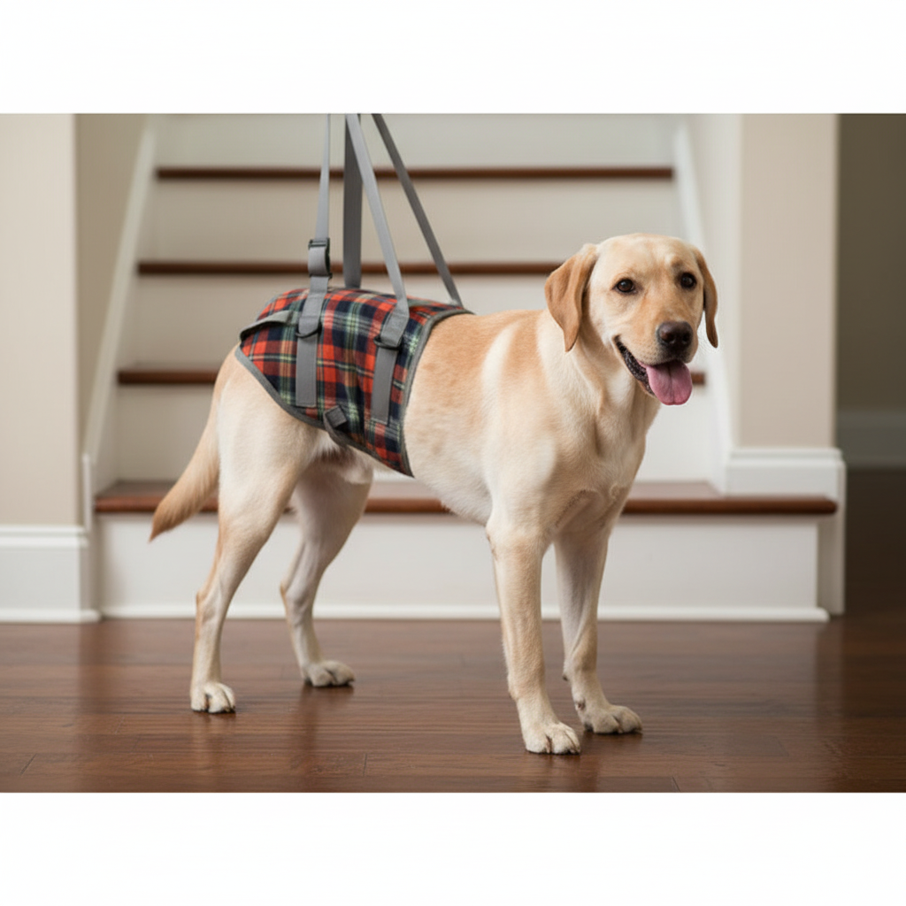Harnais orthopédique pour chien en nylon soutien membres arrière ajustable automne