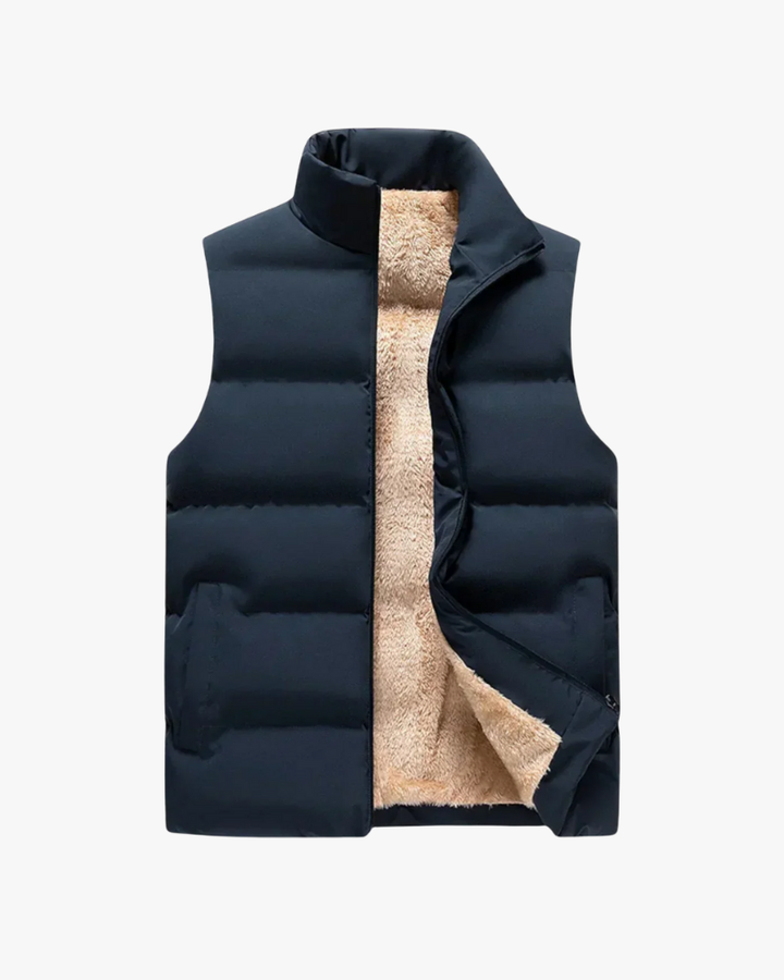 Women's quilted vest, ideal for autumn, warm mid-season vest for chilly days