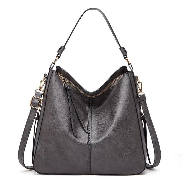 Mae - ensemble élégant de sac à épaule et de pochette en simili cuir de luxe
