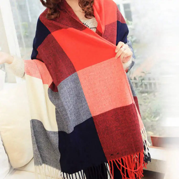 Écharpe en cachemire pour femme ultra douce chaude légère accessoire d’automne élégant