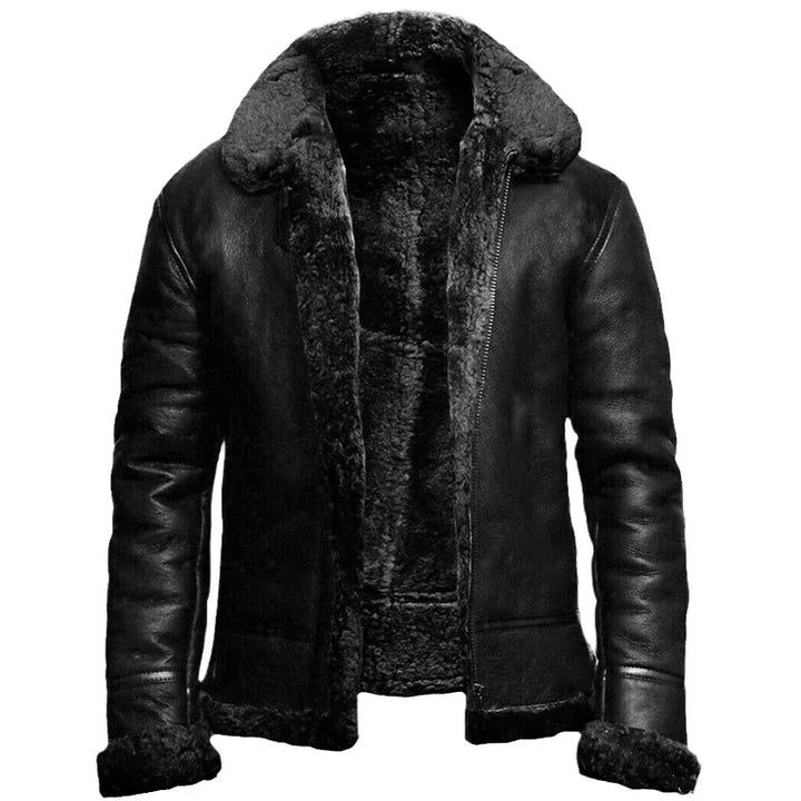 René™ - Modern leather and wool jacket