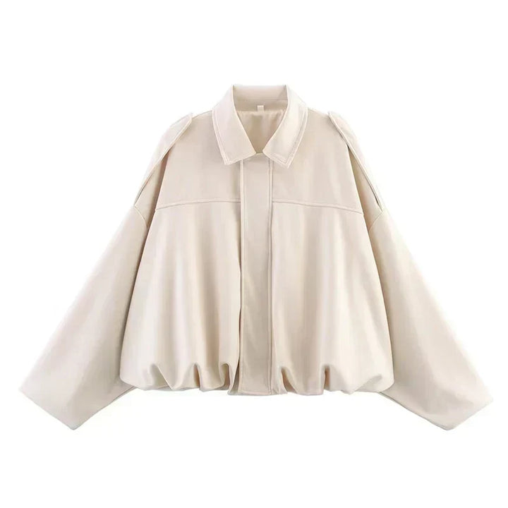 Blouson bomber femme oversize de mi-saison pour l’automne