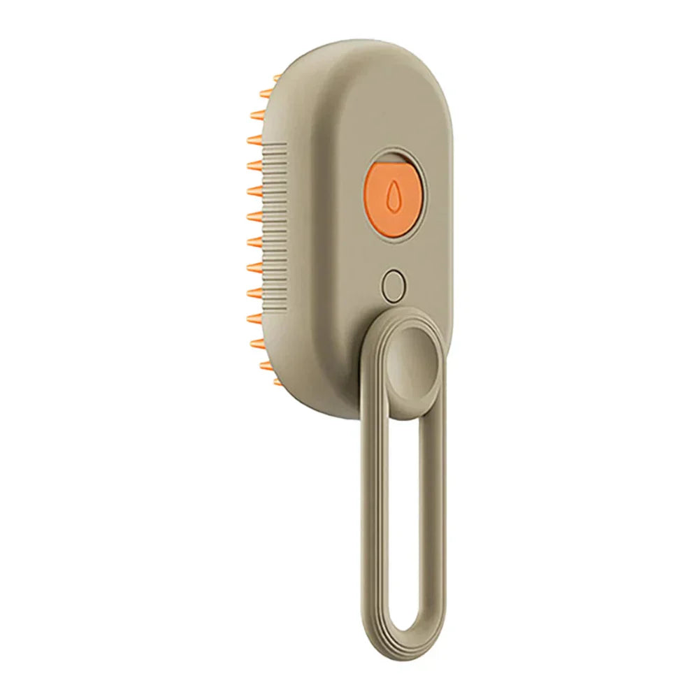 3-in-1 Plastic Electric Steam Brush for Dogs and Cats – Autumn