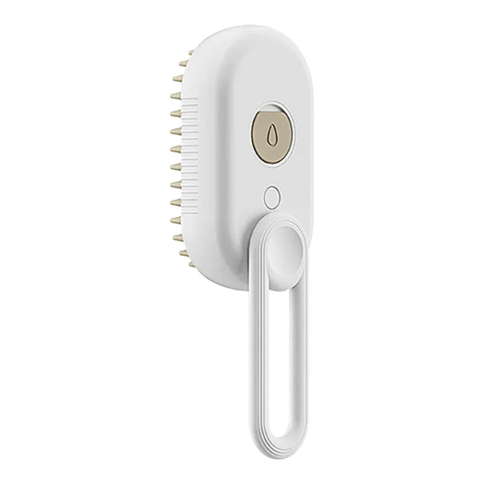 3-in-1 Plastic Electric Steam Brush for Dogs and Cats – Autumn