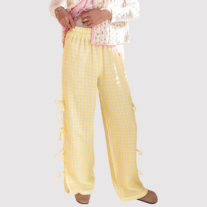 Abbie - Pantalon stylé pour femme avec des jambes larges et élégantes