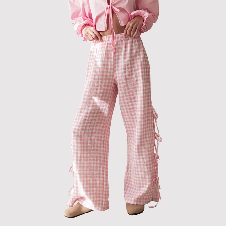 Abbie - Pantalon stylé pour femme avec des jambes larges et élégantes