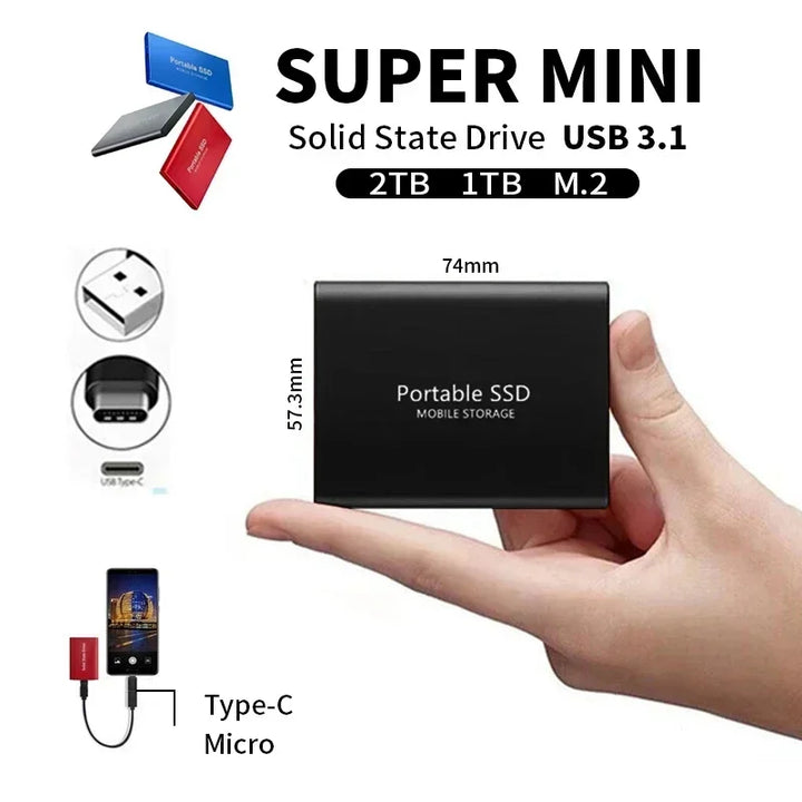 SSD Externe Ultra Rapide - SpeedDrive Pro