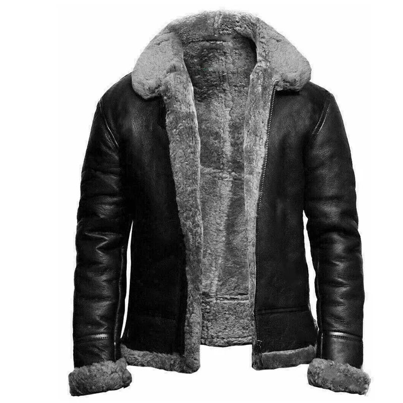 René™ - Modern leather and wool jacket